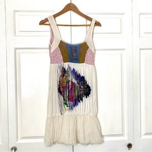 Save The Queen abstract pink mini dress Sz. S